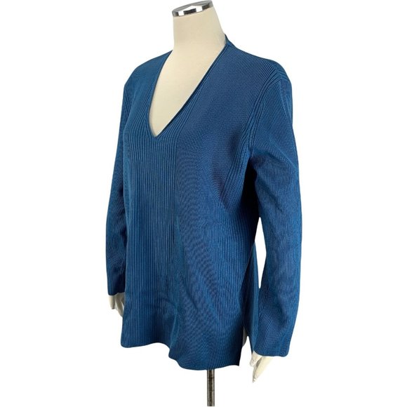 Doncaster Medium Sweater Blouse Silk Blend STRETCH - Picture 2 of 6